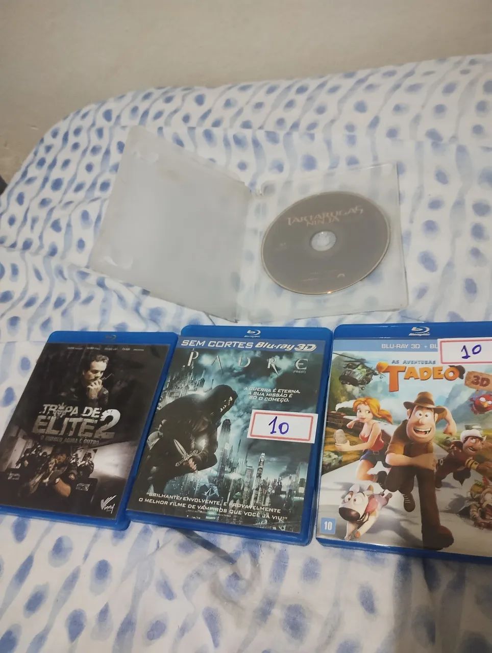 Lote 56 dvds + 1filme 2d bluray +3blu rays 3d no estado  - Foto 5