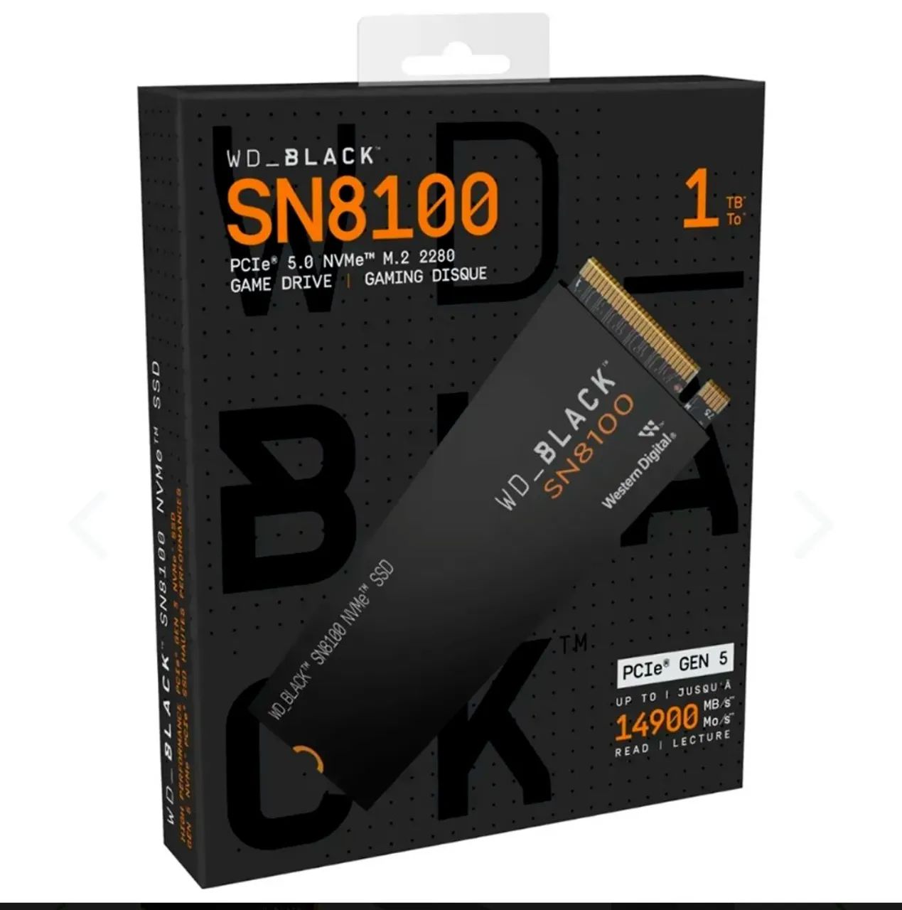 SSD nvme Western Digital 1tb gen 5 PCIE 5.0