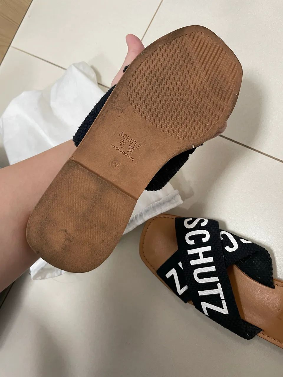 Rasteirinha Schutz 36 - Foto 2