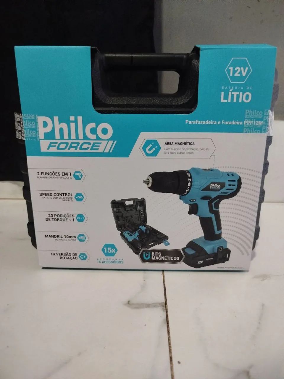 Parafusadeira e Furadeira Philco NOVA 