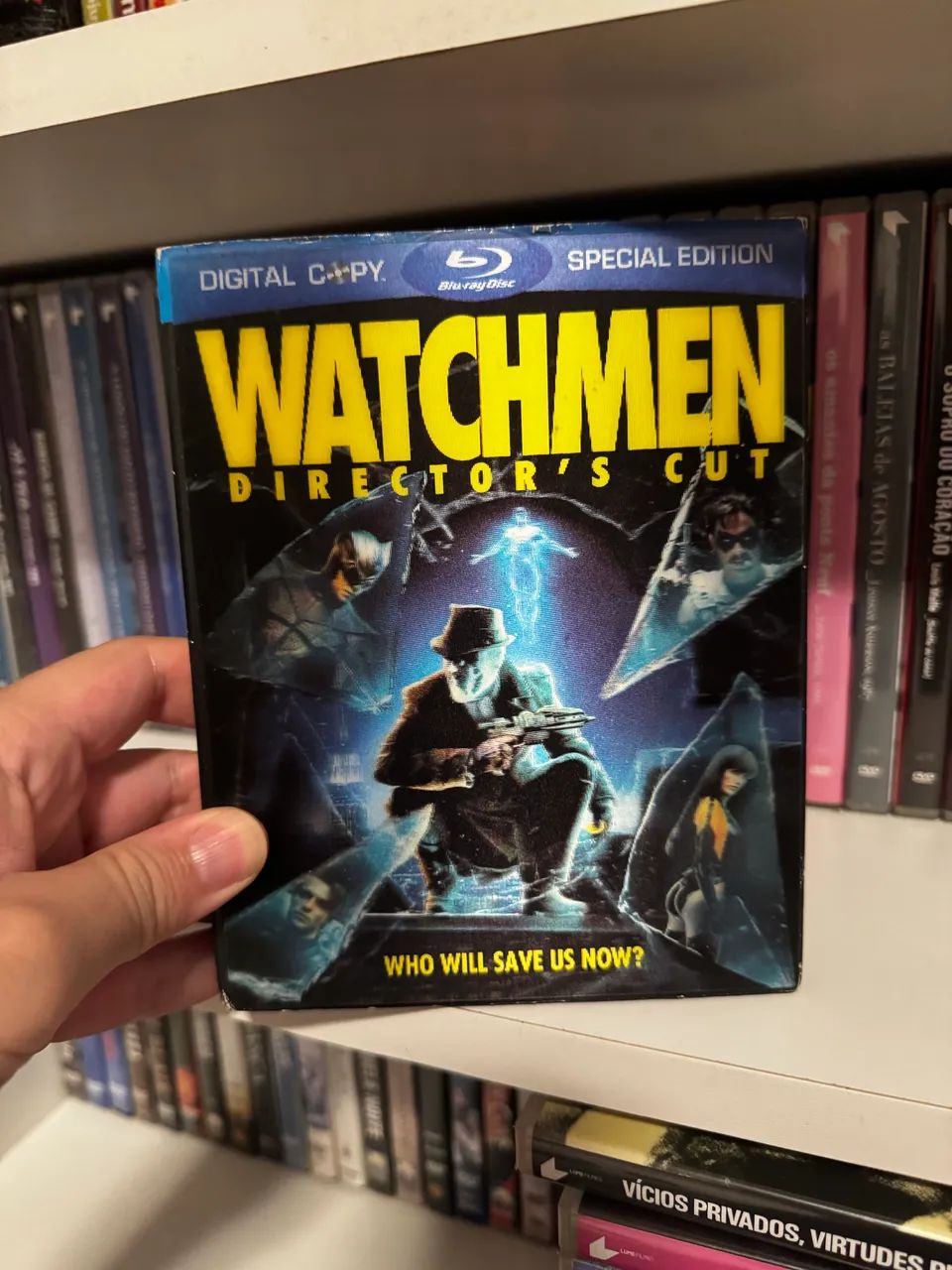 Blu-ray Watchmen - Director?s Cut. Versão EUA.