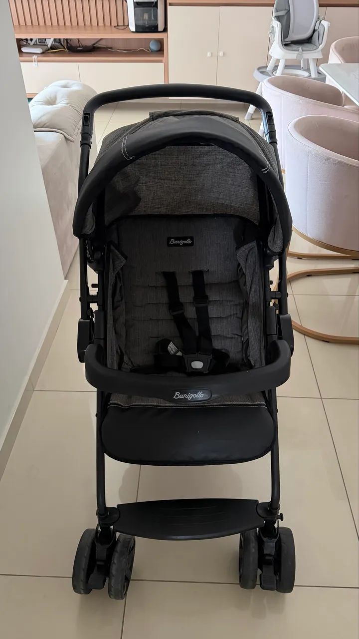 Carrinho e bebê conforto da burigotto estado de zero ! - Foto 5