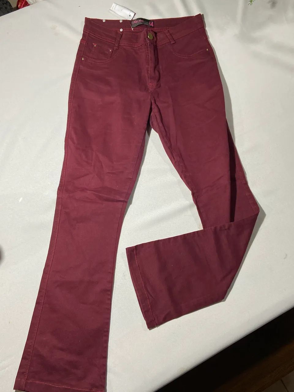 Calça Jeans Vinho 