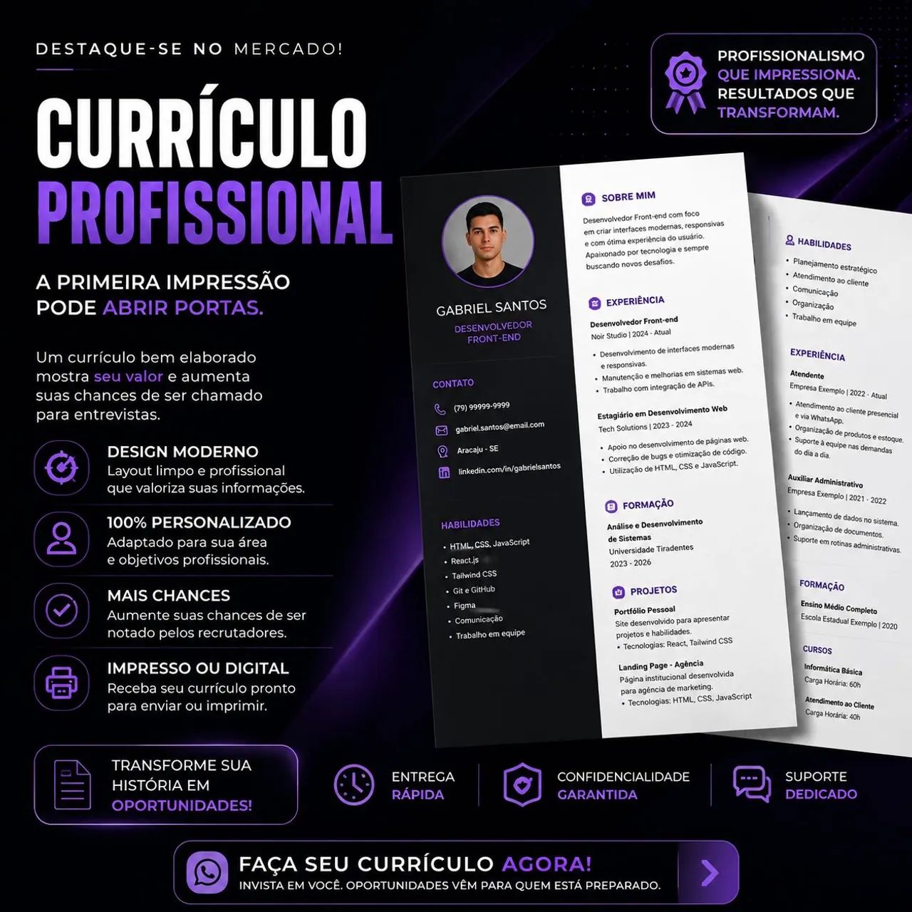 Precisa de Currículo para Primeiro Emprego?