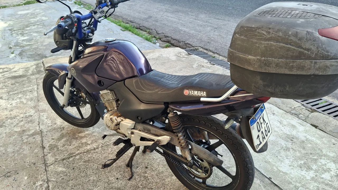 Moto Yamaha Factor YBR 125CC Roxa 