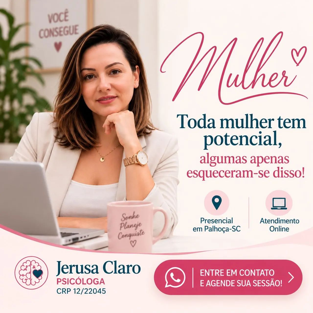 Psicoterapia para Mulheres - Presencial e Online