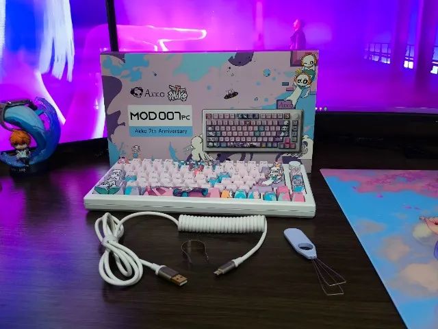 Teclado Magnético Mecânico Akko MOD 007 PC 7th Anniversary - Foto 2