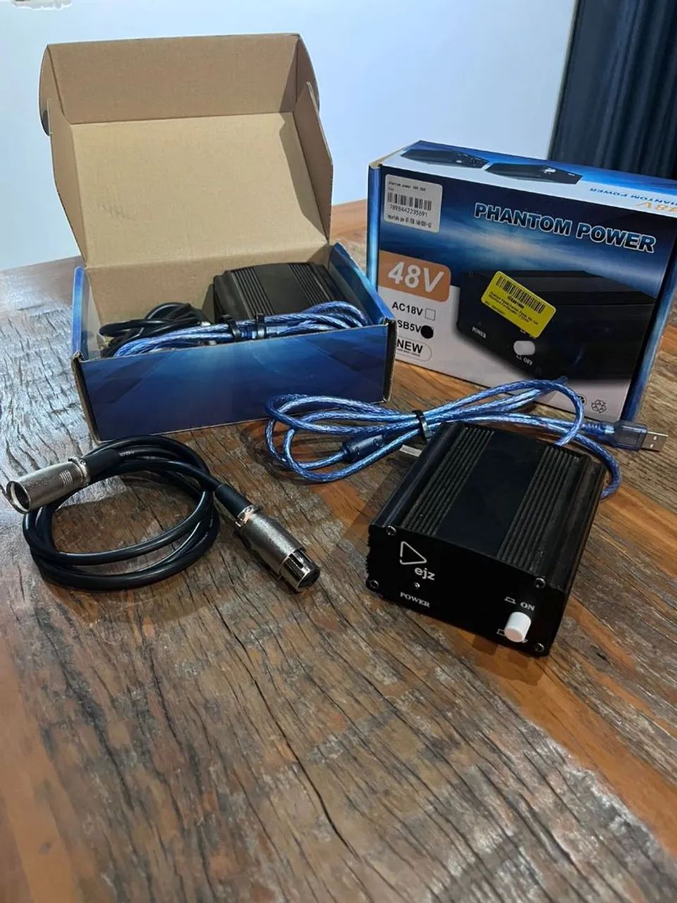 Phatom Power USB Microfone Condensador  - Foto 4