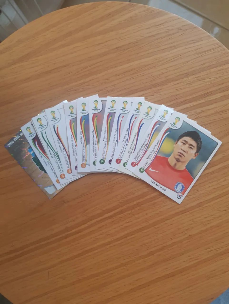 Figurinhas Panini Copa - 2014  Valor por unidade