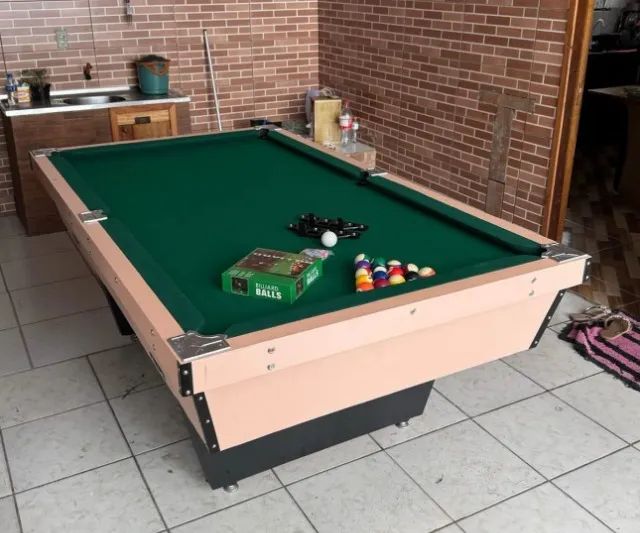 Mesa de Sinuca Ardósia + Gaveta com Chave