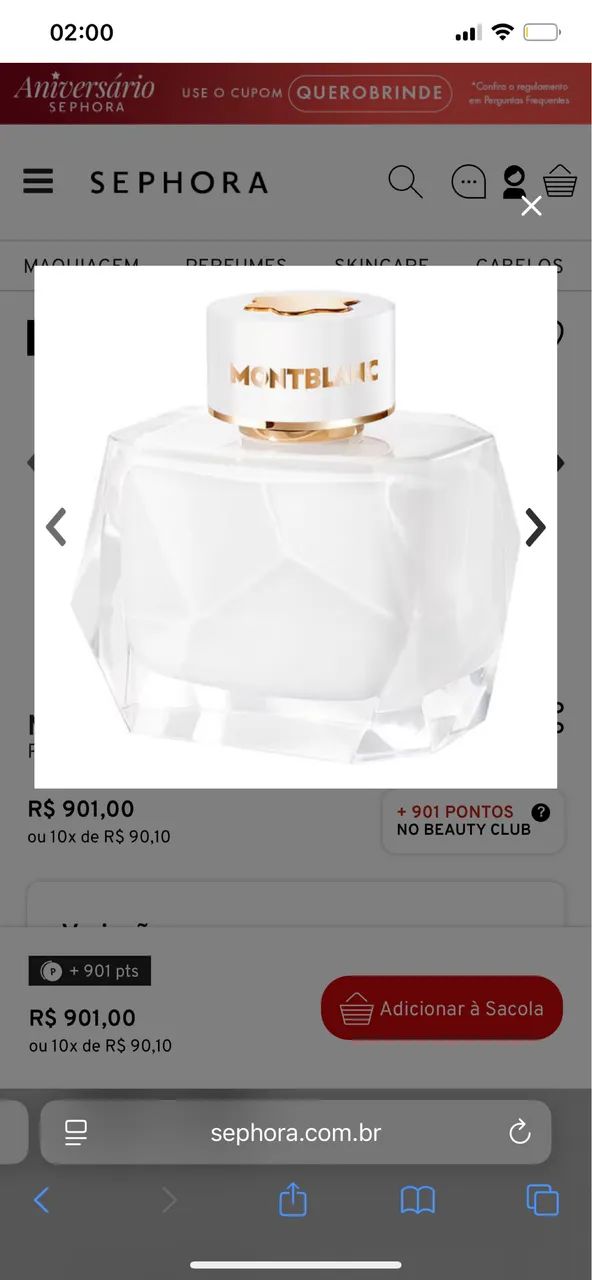 Perfume Montblanc 