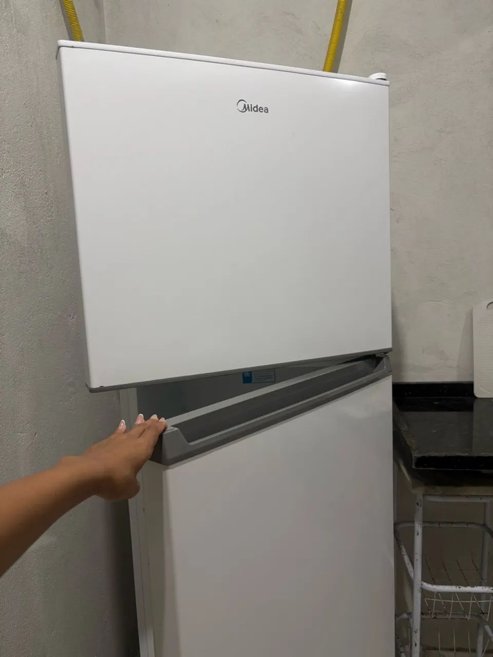 Geladeira Midea Defrost Duplex Branca