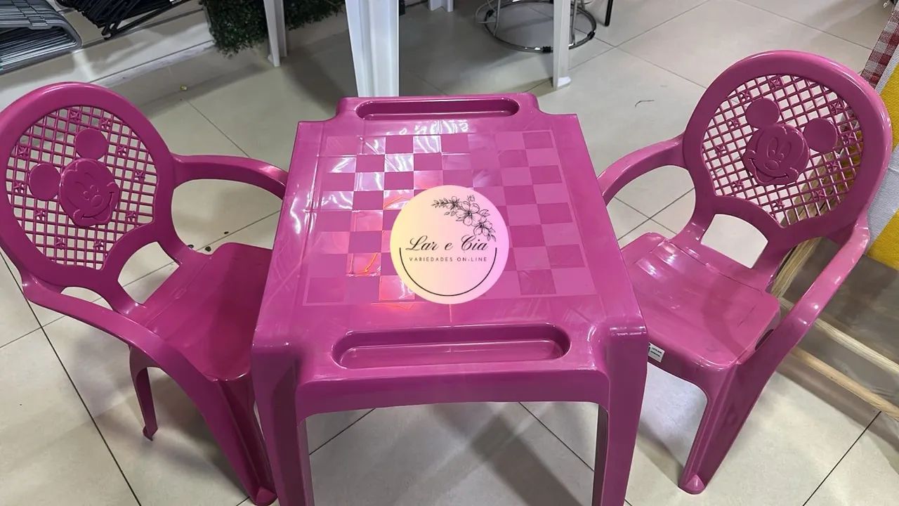   Conjunto Infantil Mesa e 2 cadeiras  - Foto 5
