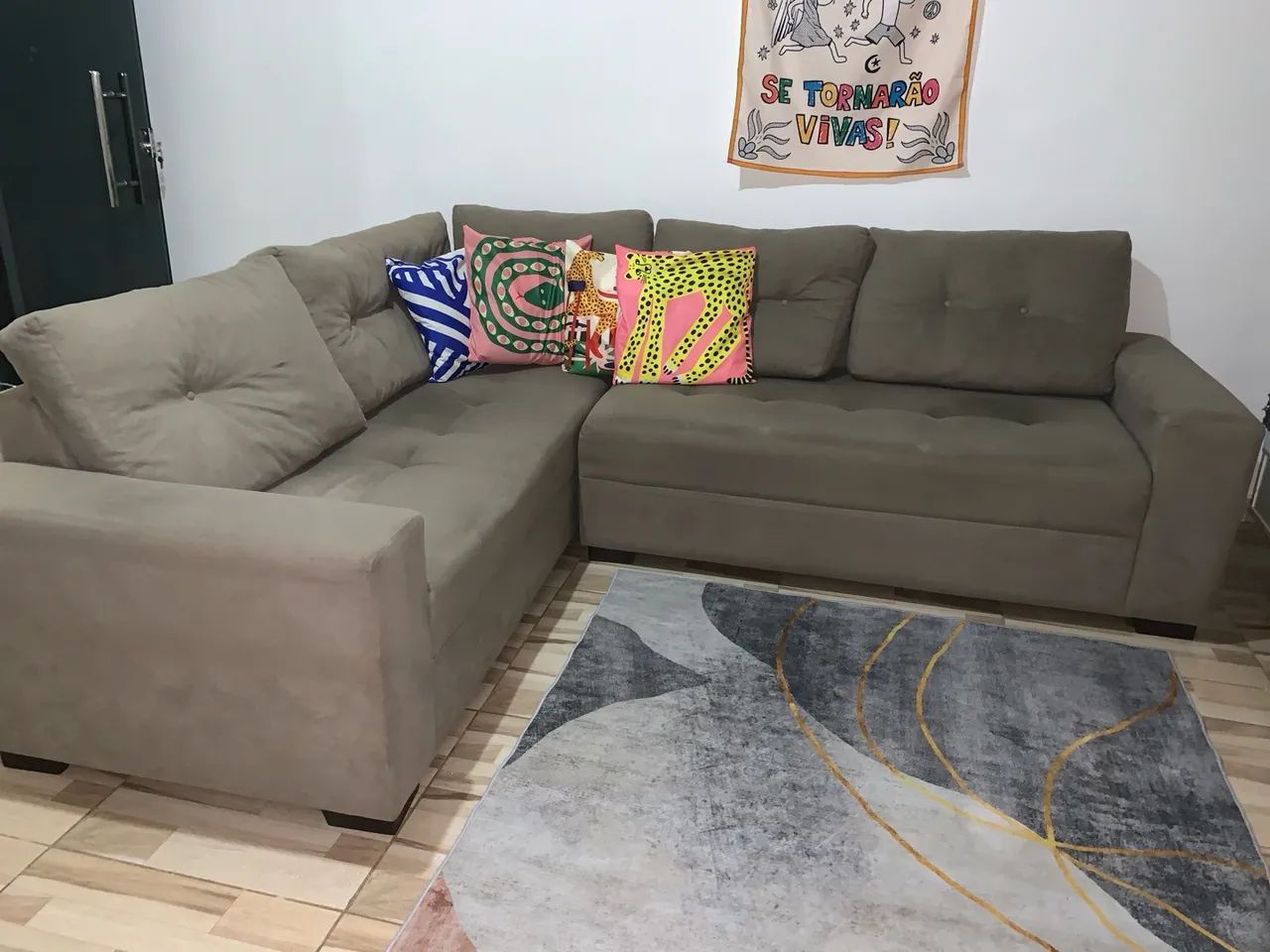 Sofá 5 lugares ótimo estado semi-novo!!  - Foto 4
