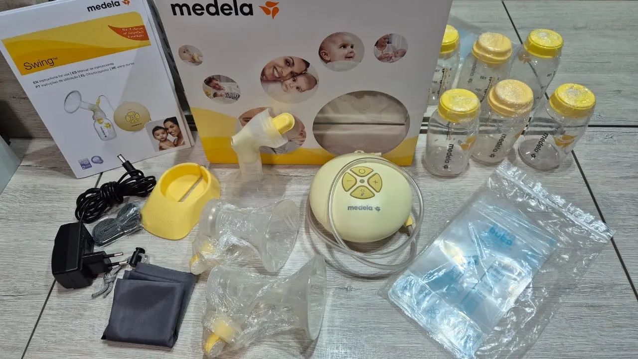 Bomba Extratora de leite elétrica Medela swing  - Foto 3