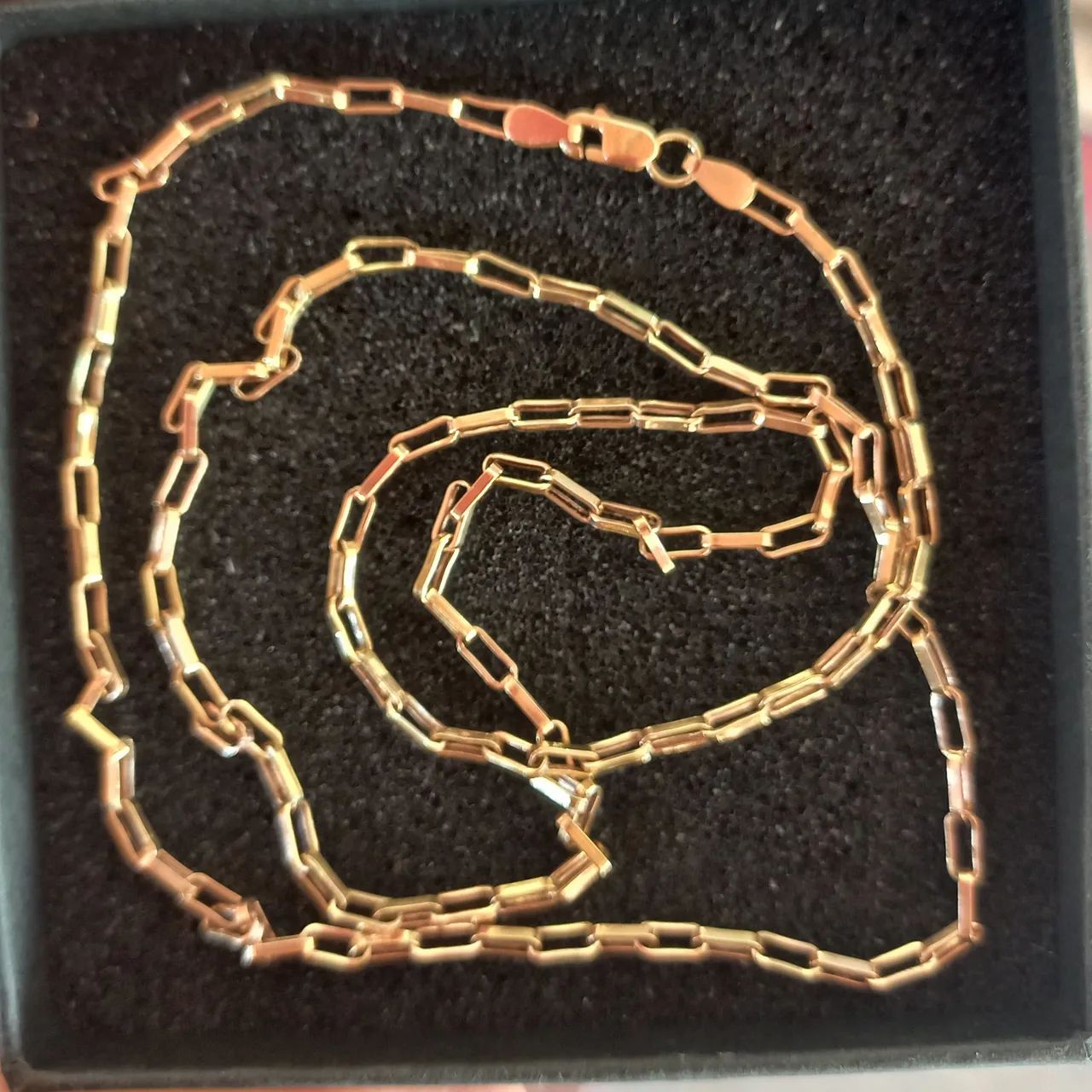 Cordão de ouro 18k estilo corrente.  - Foto 2