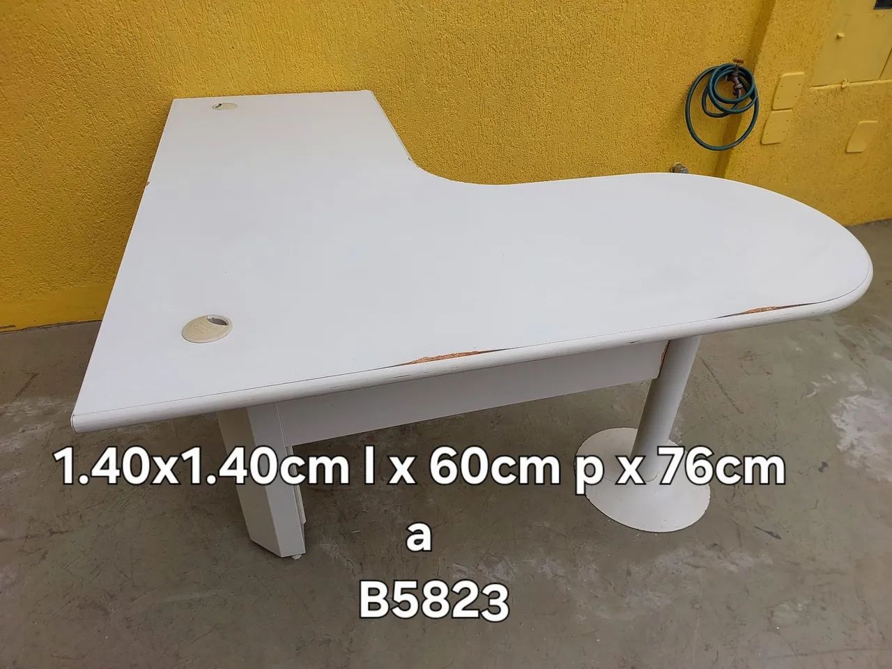 Mesa escritório em L  - Foto 5