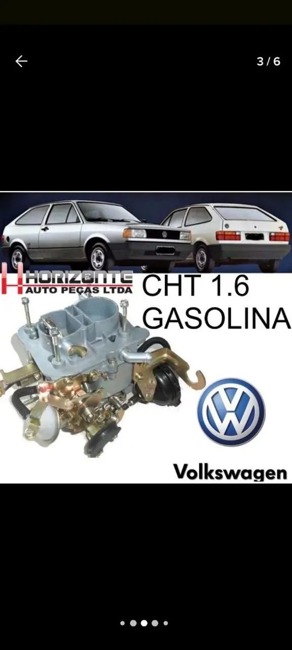 Carburador Weber 460 para motor gol CHT 1.6 gasolina  - Foto 5