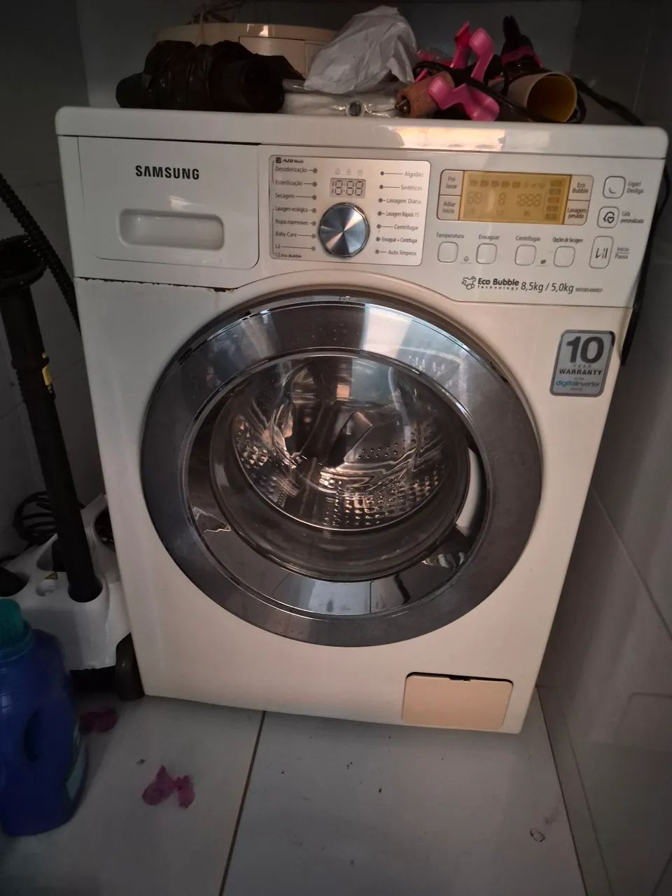 Lava e seca samsung