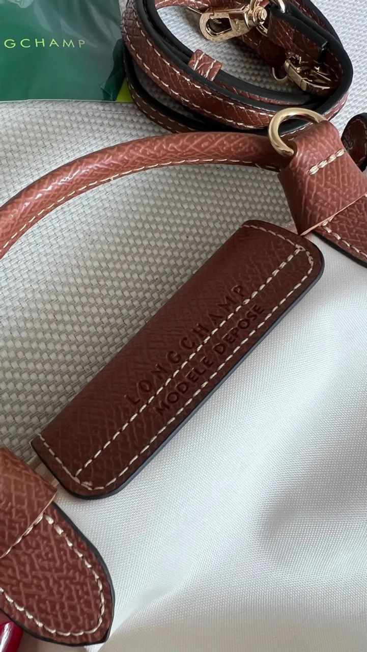 Bolsa LONGCHAMP mini bege - Foto 3