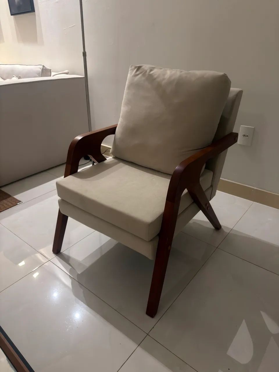 Kit poltronas bege  - Foto 2
