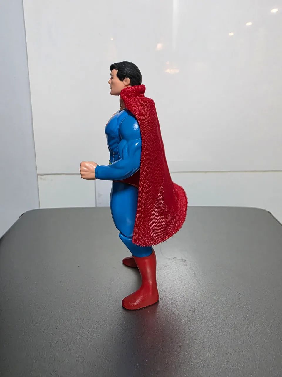 BONECO SUPER POWERS SUPERMAN ESTRELA COMPLETO ORIGINAL ANOS 80 - Foto 3