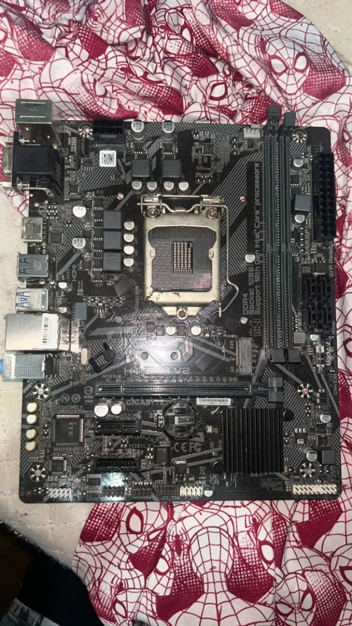 PLACA MÃE H410 ASUS DEFEITO - Foto 5