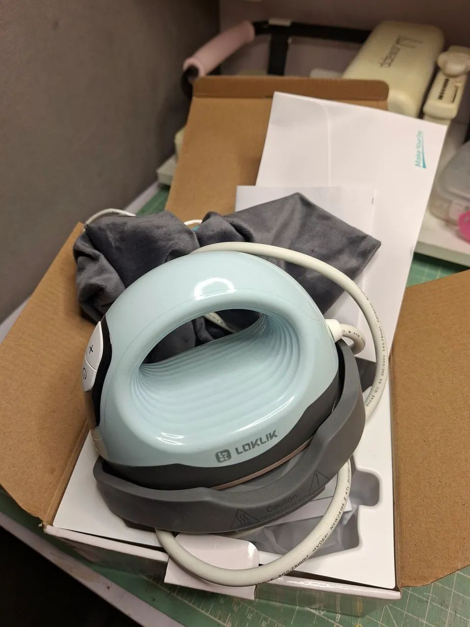 Vendo mini prensa térmica Loklik 110 w - Foto 4