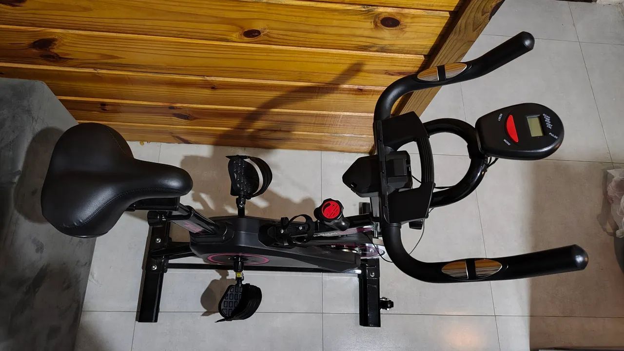 Bicicleta ergométrica + barra fixa de porta  - Foto 2