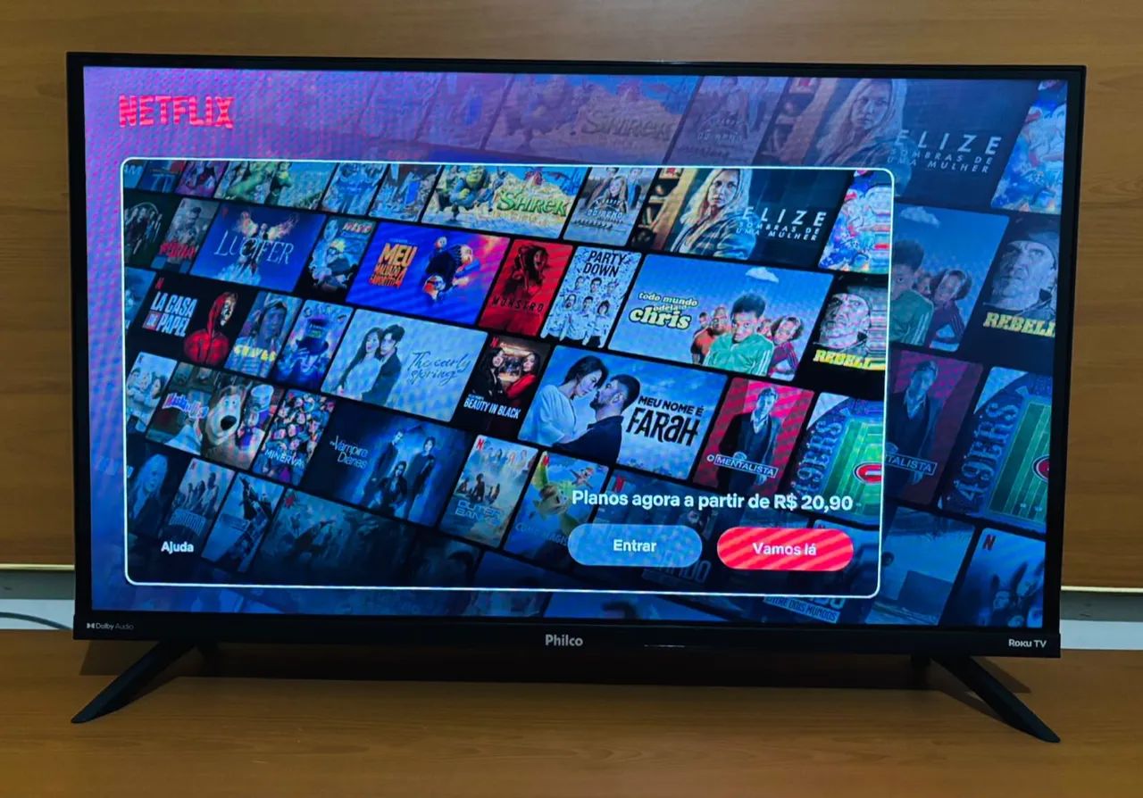 Smart tv Philco Roku 32 polegadas impecável  - Foto 3