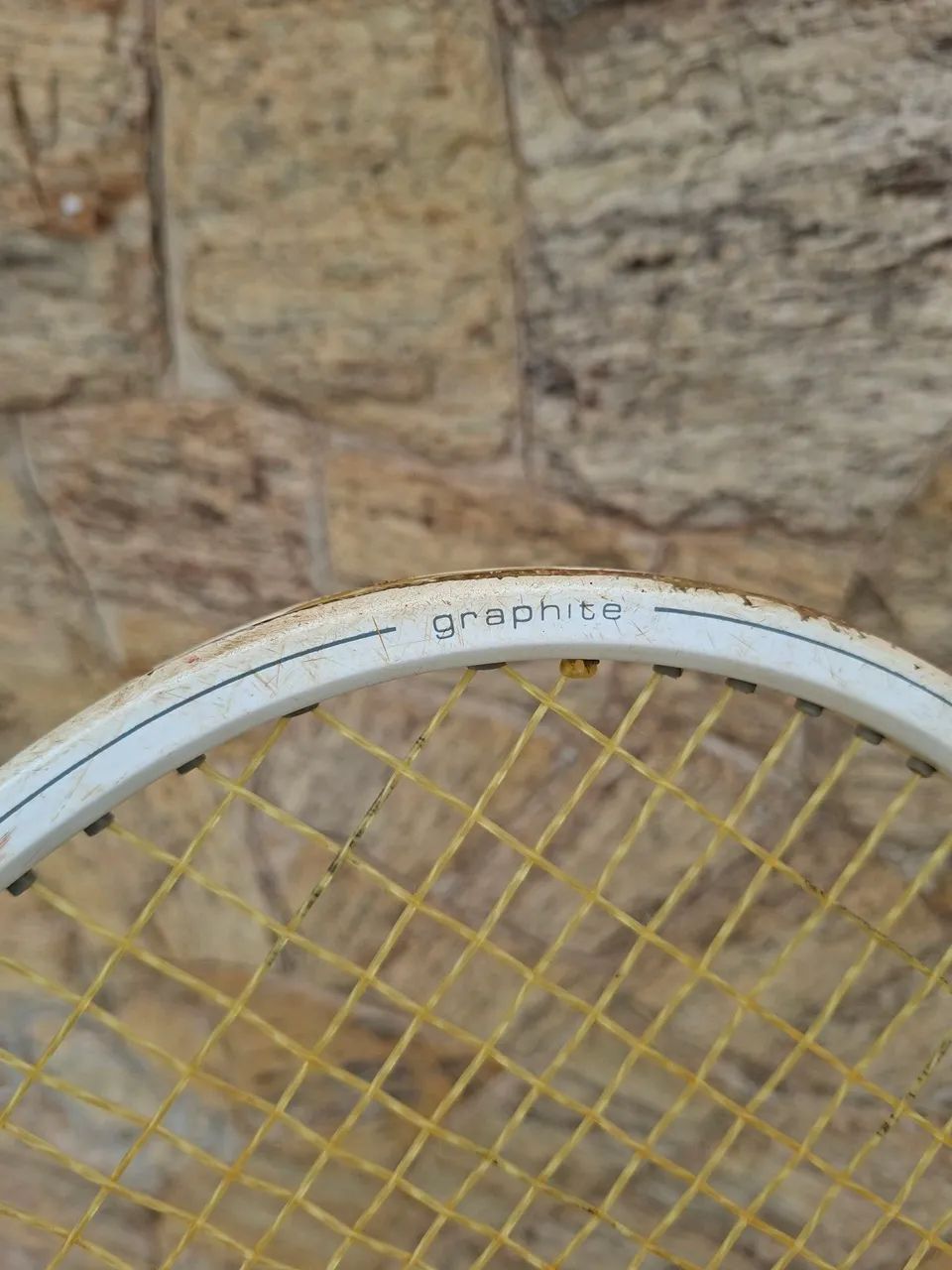 Raquete de tênis Kneissl Super Star graphite Usada - Foto 4