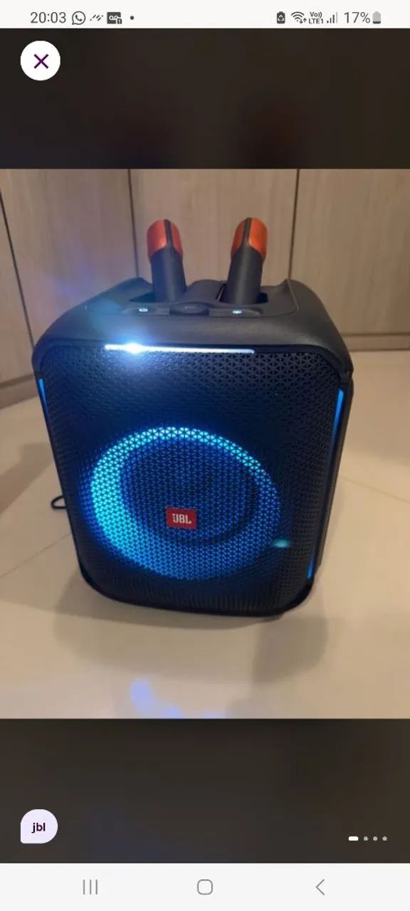 JBL Partybox Encore 1 (plus, com 2 microfones) - Foto 3