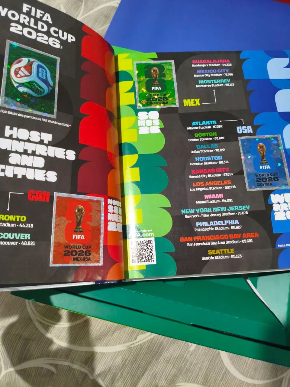 Álbum da copa completo, capa dura prata - Foto 2
