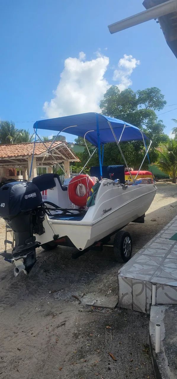 BARCO LANCHA SPORT FISH FIBRASMAR 14 PÉS 2013 (SUPER CONSERVADA) - Foto 6
