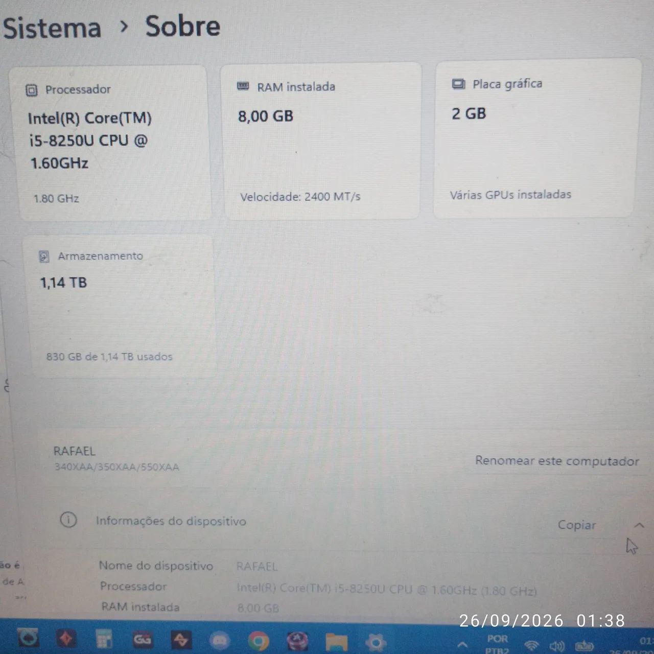NOTEBOOK GAMER SAMSUNG EXPERT COM PLACA DE VIDEO NVIDIA - Foto 3
