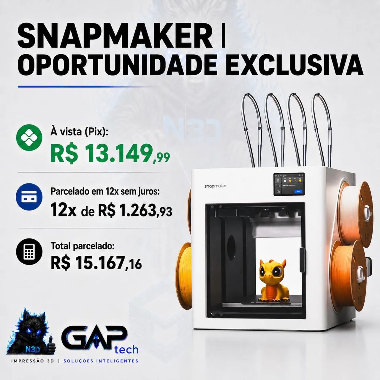 Impressoras 3d e filamentos  - Foto 5