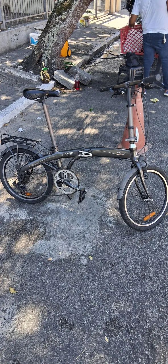 Bicicleta caloi dobrável 