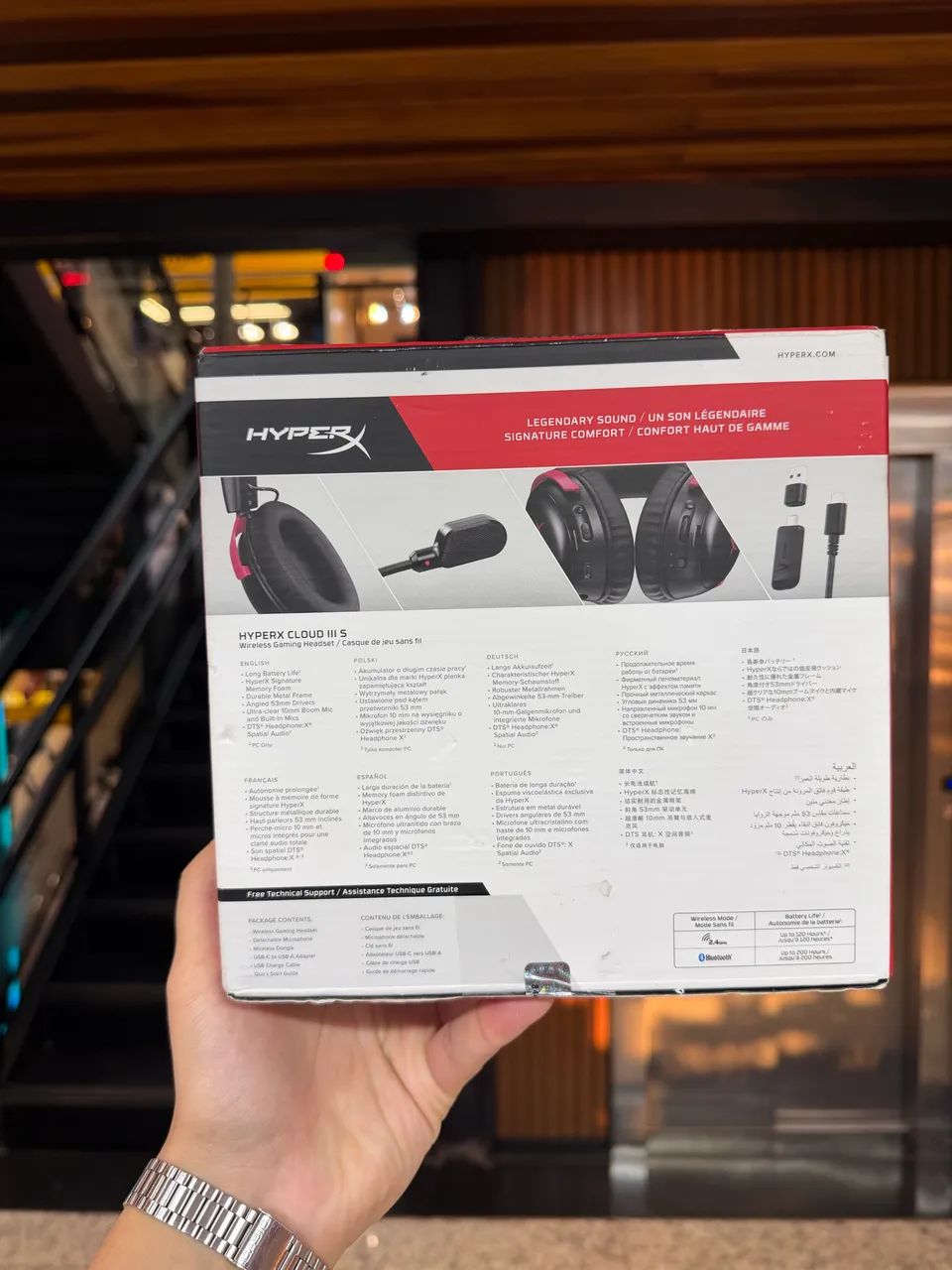 Headset hyperx cloud 3 wireless - Foto 2