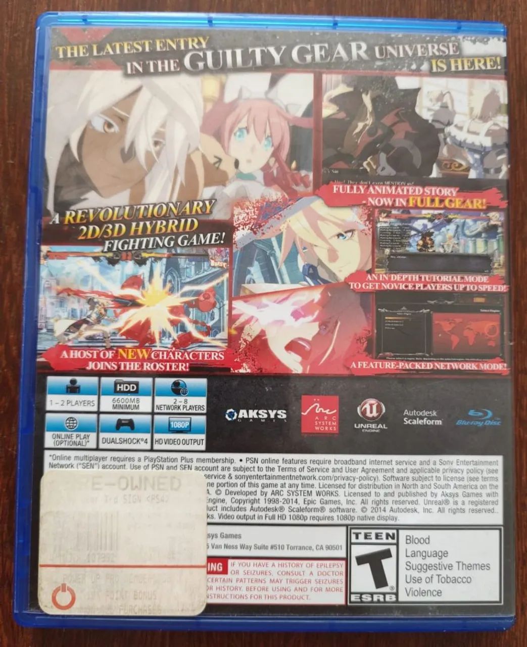 Guilty Gear XRD SING = R$: 190 - Foto 5