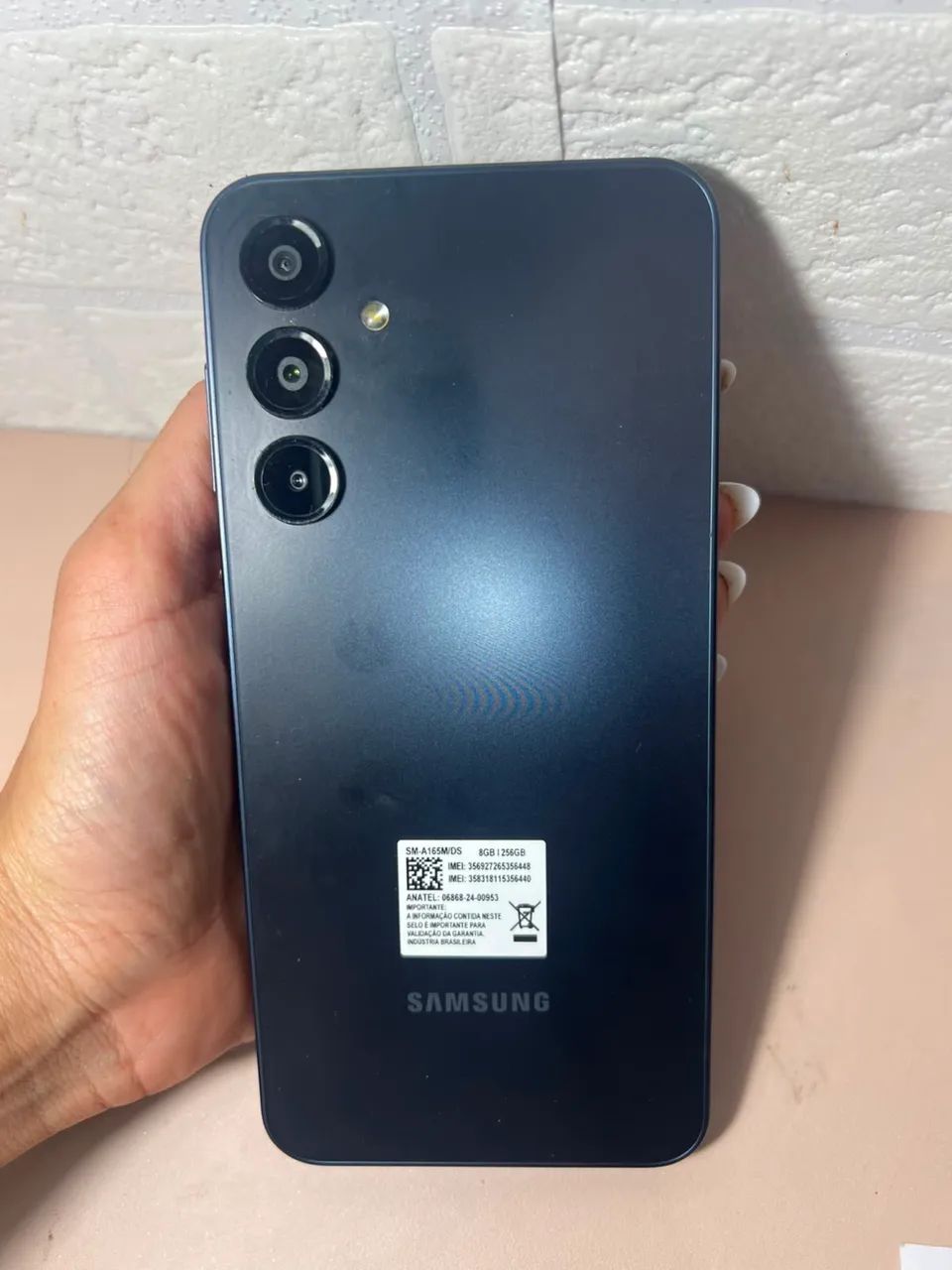 Celular Samsung A16 256GB preto
