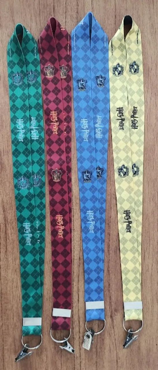 Tirante das casas do Harry Potter - Grifinória, Lufa-Lufa e Corvinal