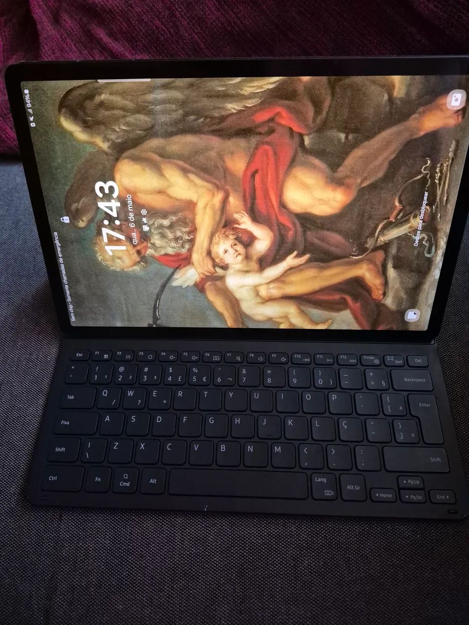 Samsung Tab S7 FE com Capa Slim Teclado Original Samsung - Foto 2