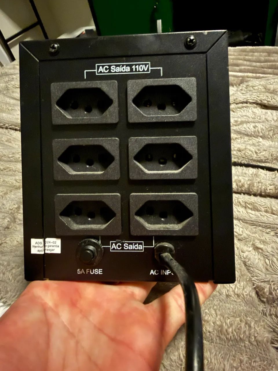 Nobreak 1200va 720w Senoidal 110v Para Pc Gamer Tv Smart Ps5 - Foto 3