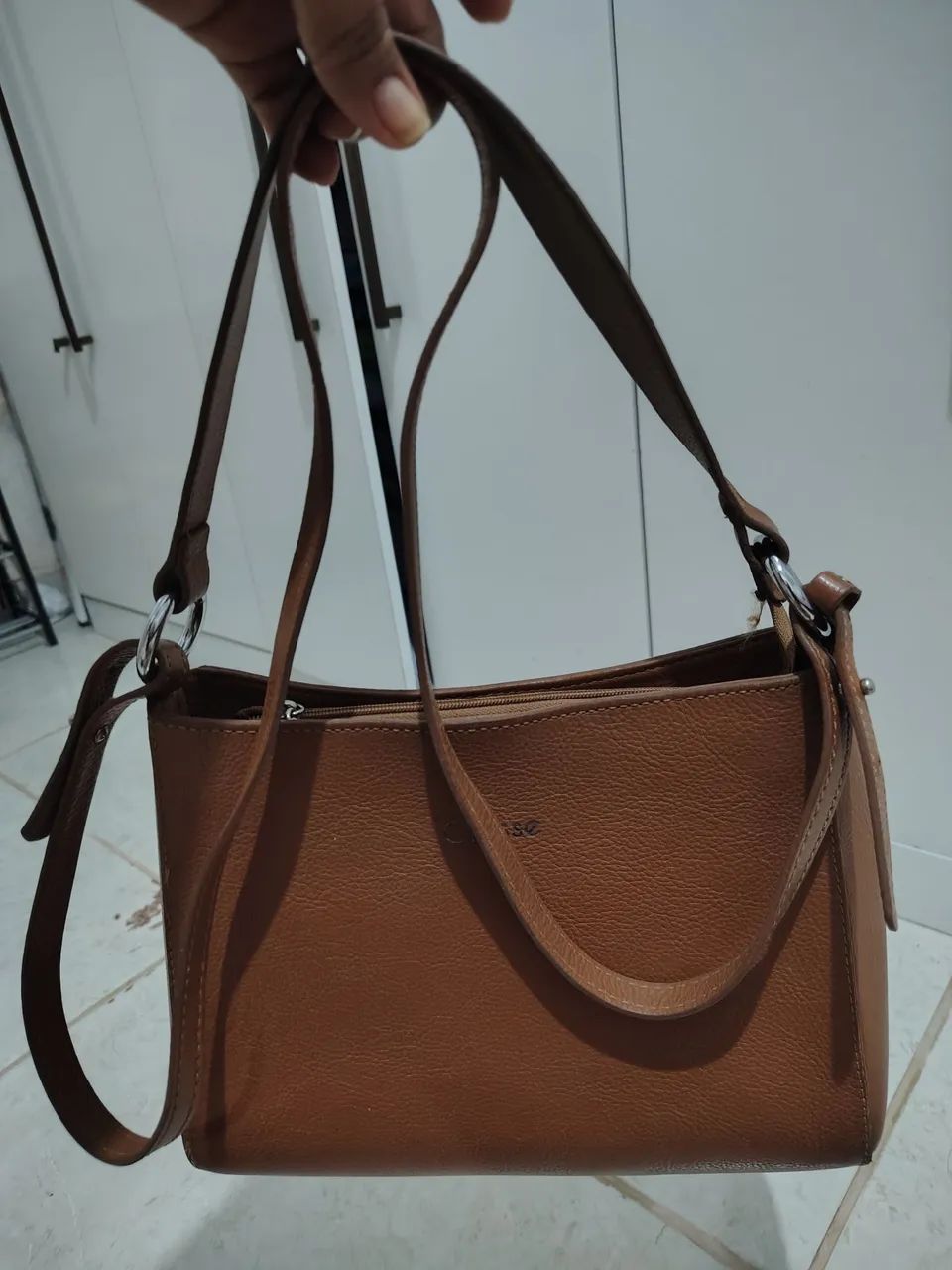 Bolsa classe 100%couro