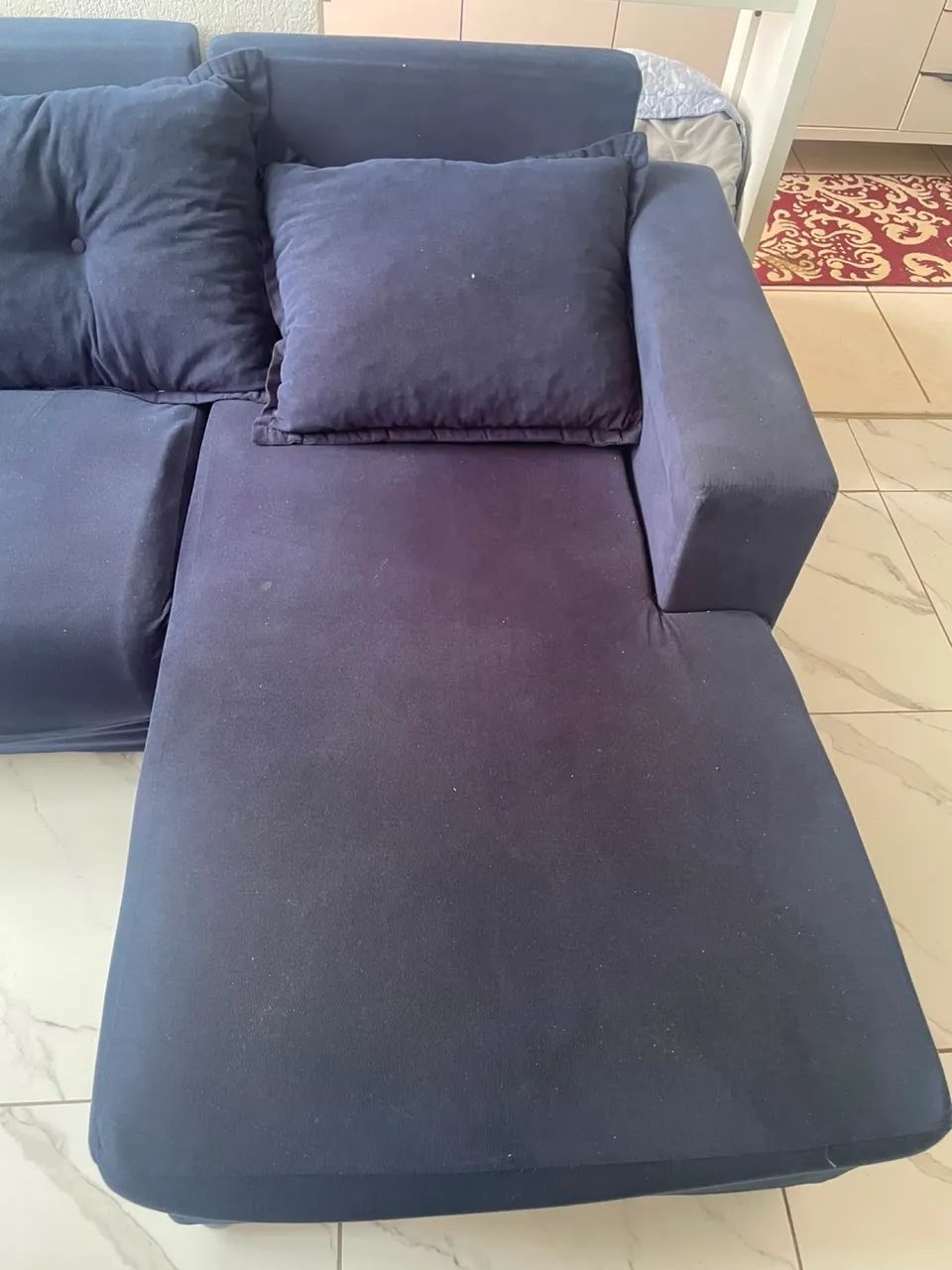 Sofá 3 lugares suede - Foto 2