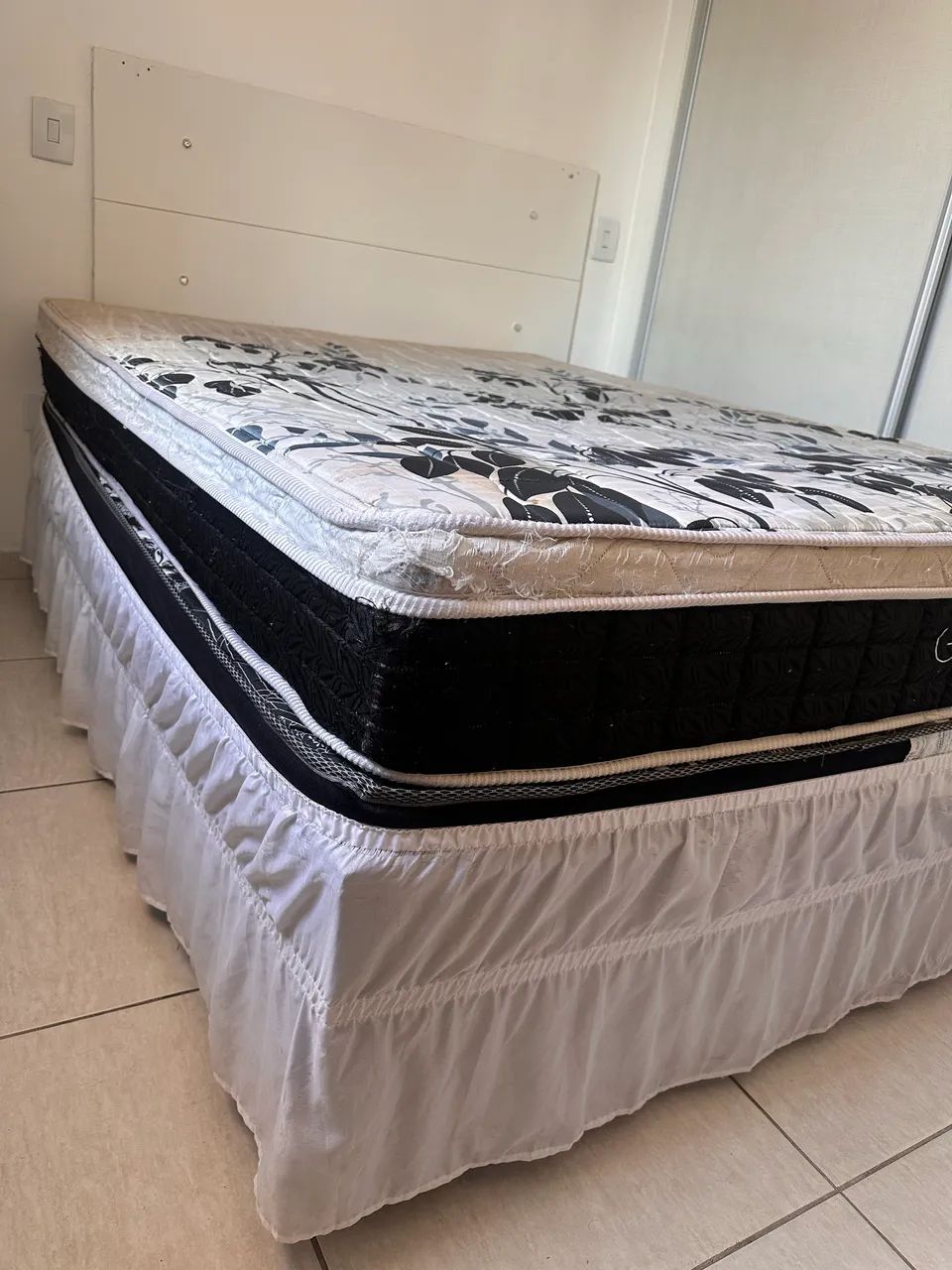 Cama Box Casal + Colchão Casal - Foto 4