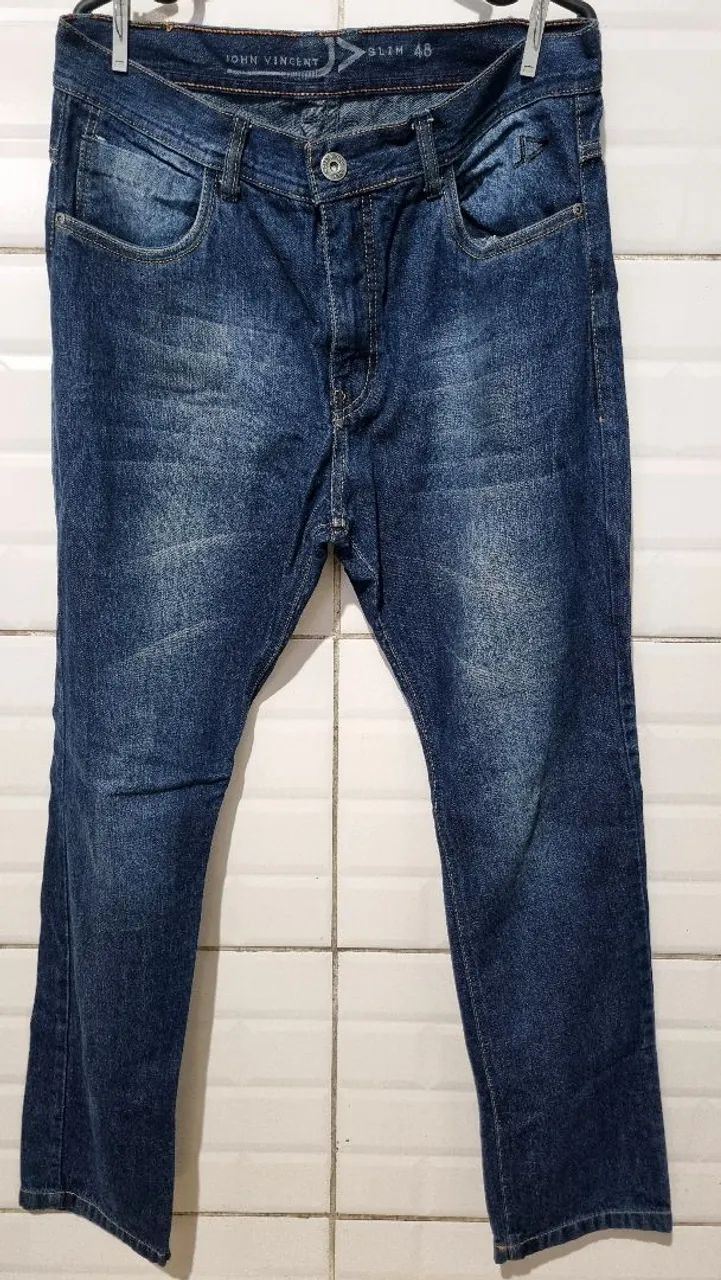 5 calças jeans masculina n 46 