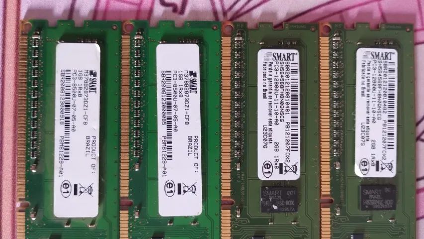 Memória DDR3 1GB, 2GB. - Foto 2