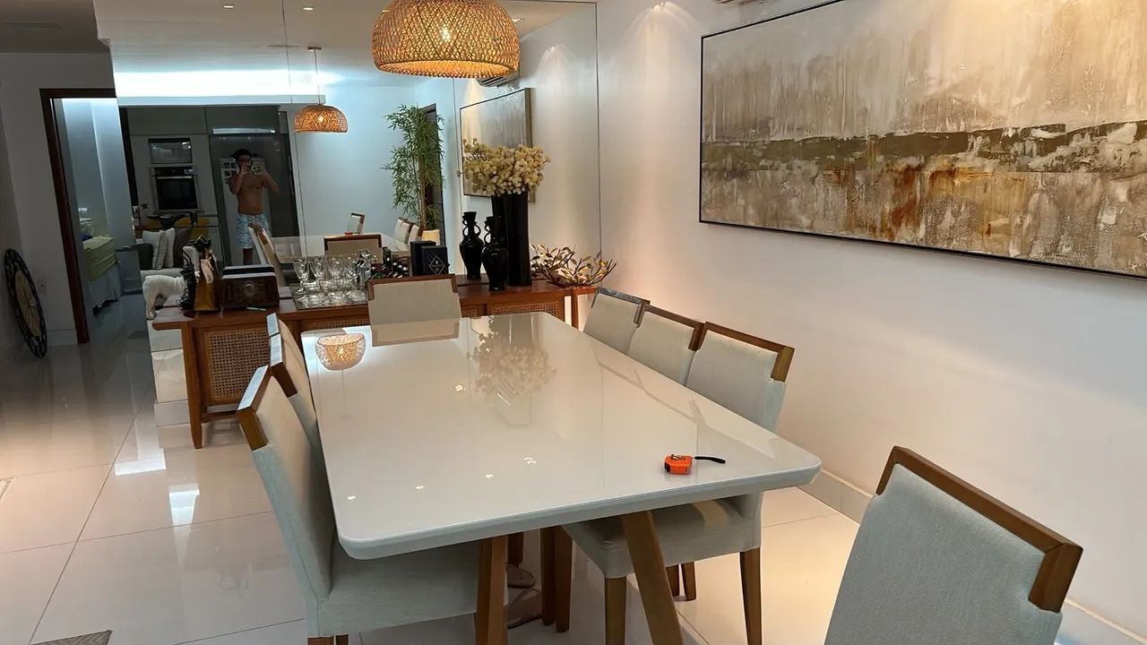 8 cadeiras mesa de jantar 300,00 unidade. - Foto 2