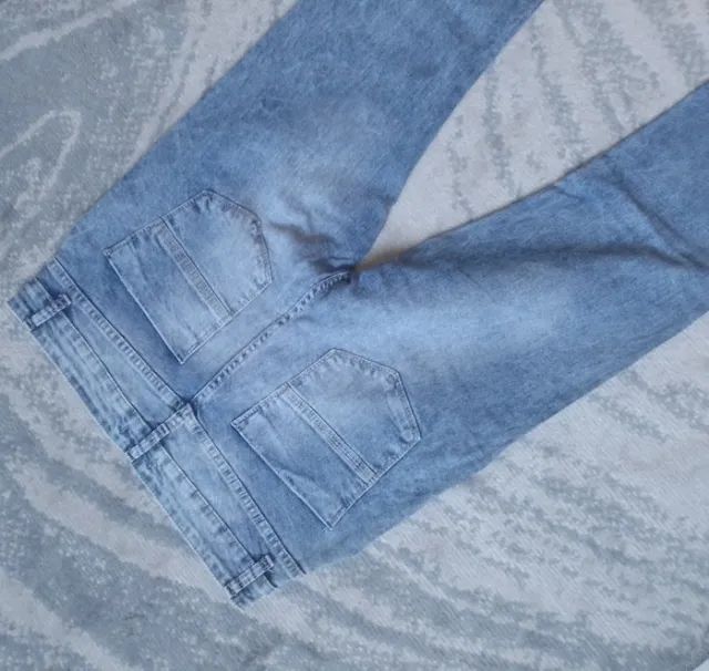 Calça jeans azul masculina - Foto 4
